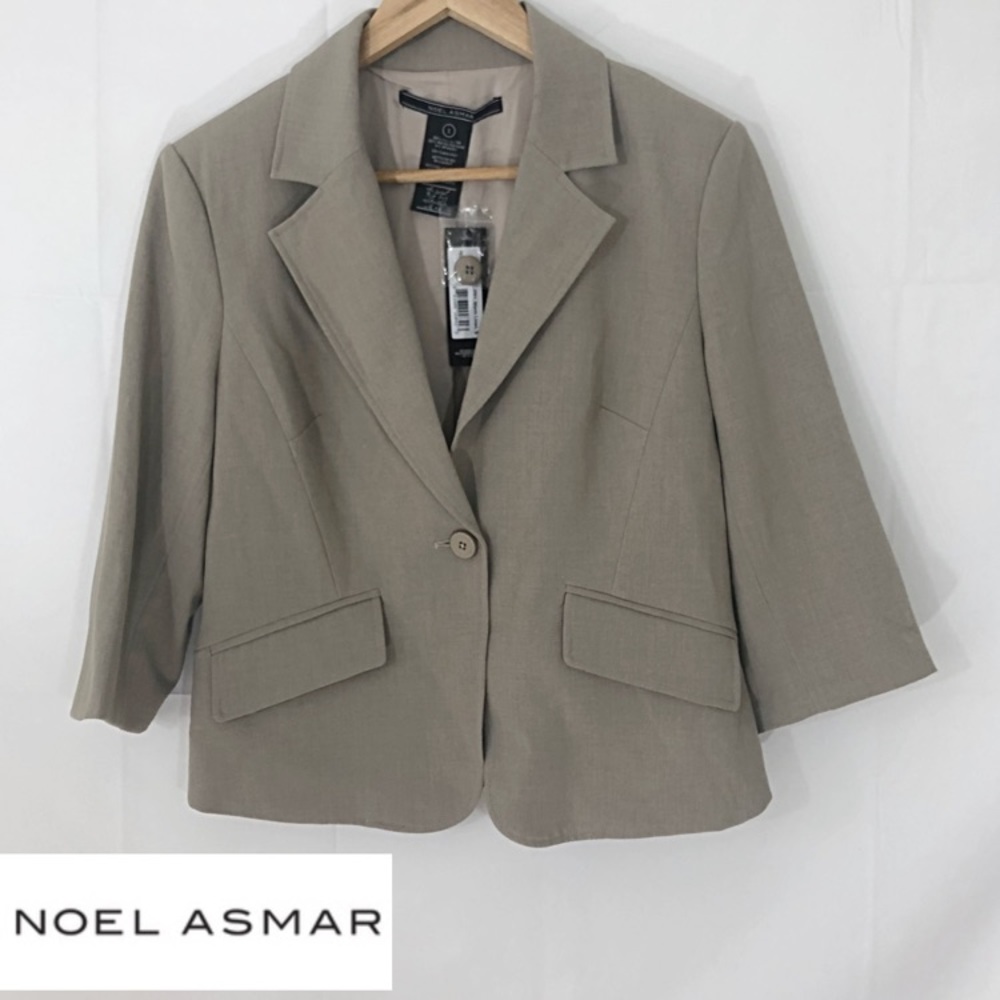 Noel Asmara Beige Career Blazer Small